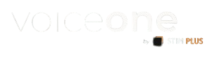logo voice one by stim plus transparent
